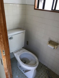 20年以上放置されていたトイレ　